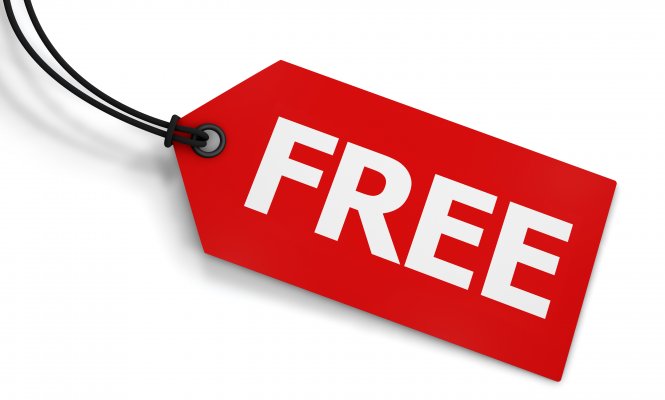 免费 VPNs free vpn services red free tag white background
